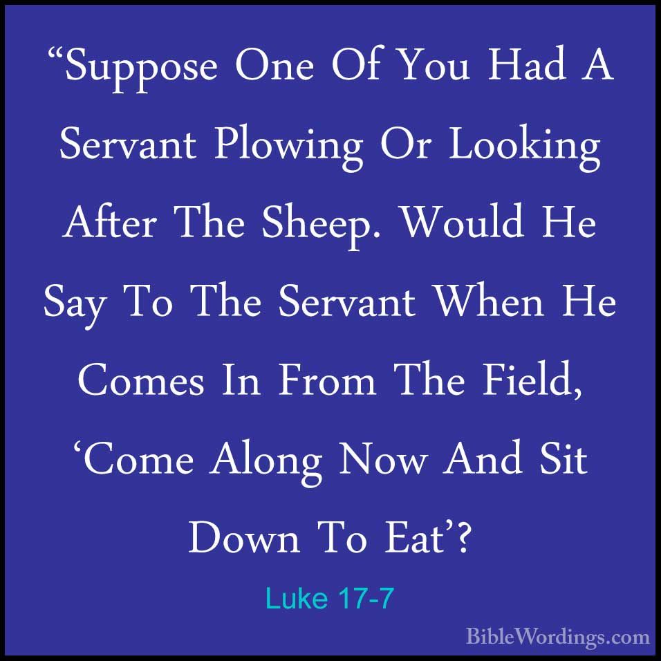 Luke 17 - Holy Bible English - BibleWordings.com