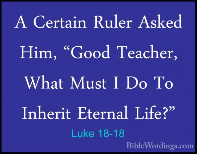 Luke 18 - Holy Bible English - BibleWordings.com