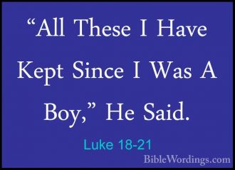 Luke 18 - Holy Bible English - BibleWordings.com