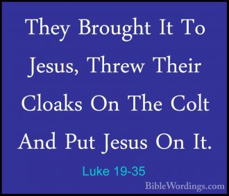 Luke 19 - Holy Bible English - BibleWordings.com