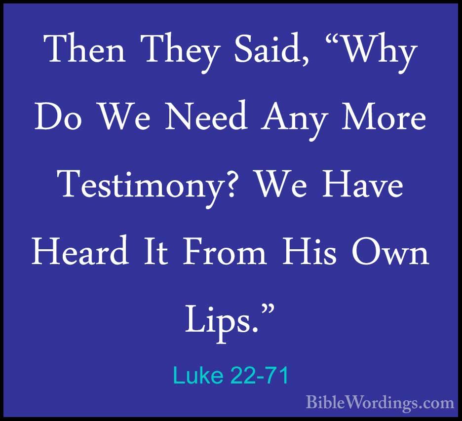 Luke 22 - Holy Bible English - BibleWordings.com