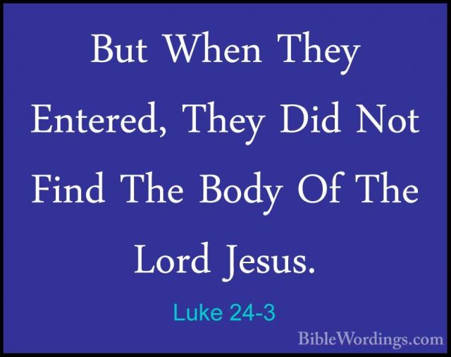 Luke 24 - Holy Bible English - BibleWordings.com