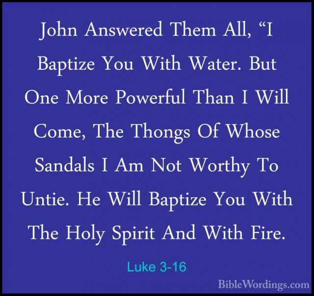 Luke 3 - Holy Bible English - BibleWordings.com