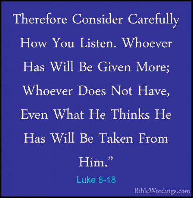 Luke 8 - Holy Bible English - BibleWordings.com