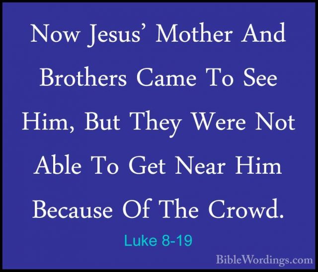 Luke 8 - Holy Bible English - BibleWordings.com