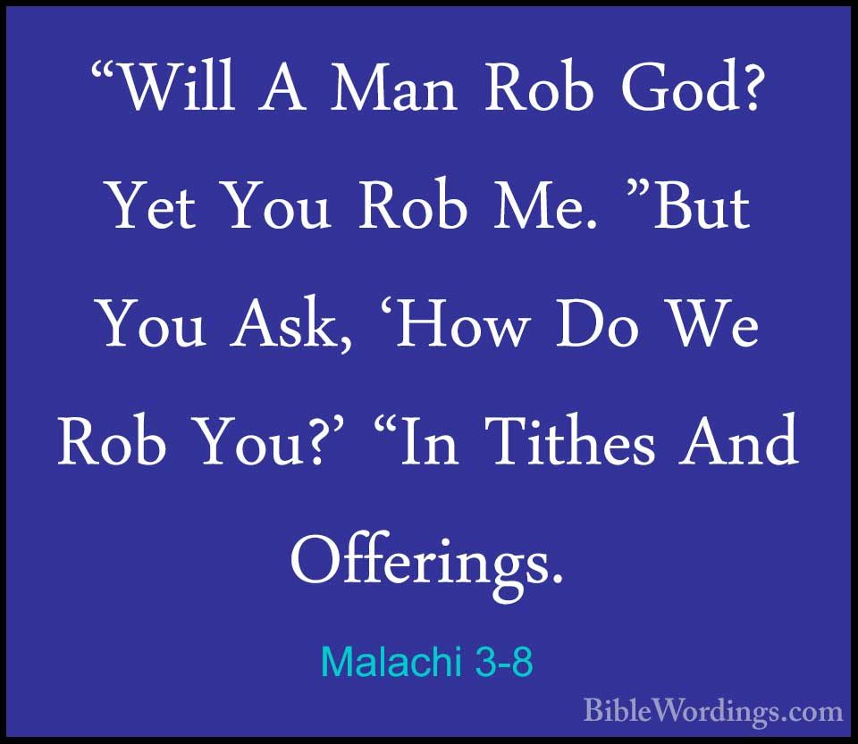 Malachi 3 - Holy Bible English - BibleWordings.com