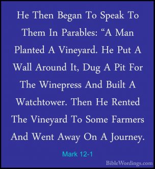 Mark 12 - Holy Bible English - BibleWordings.com