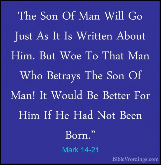 Mark 14 - Holy Bible English - BibleWordings.com