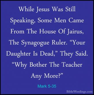 Mark 5 - Holy Bible English - BibleWordings.com