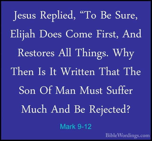 Mark 9 - Holy Bible English - BibleWordings.com