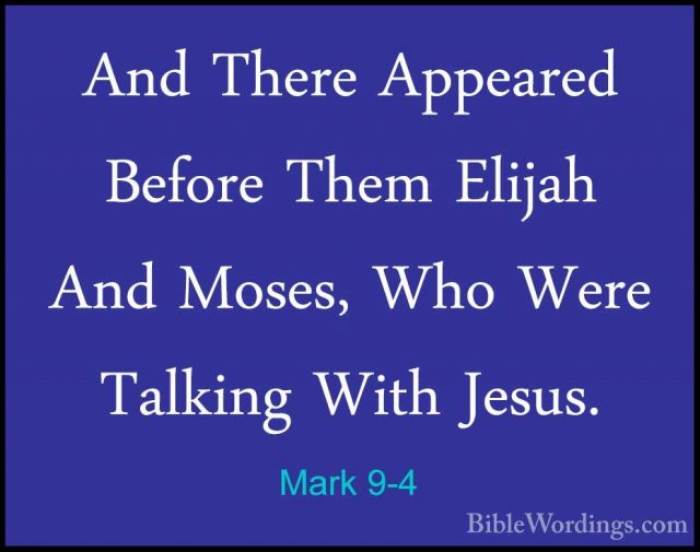 Mark 9 - Holy Bible English - BibleWordings.com