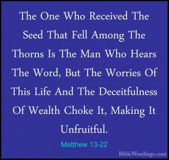 Matthew 13 - Holy Bible English - BibleWordings.com