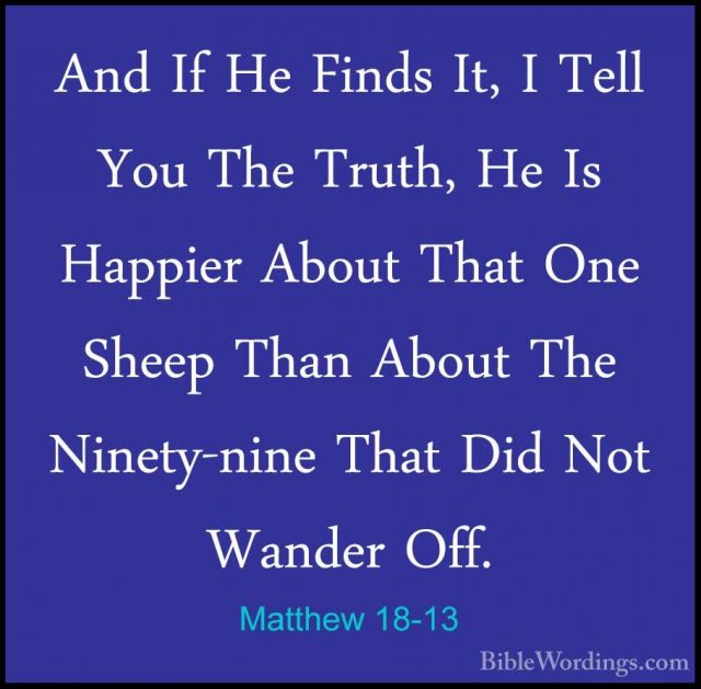 Matthew 18 - Holy Bible English - BibleWordings.com