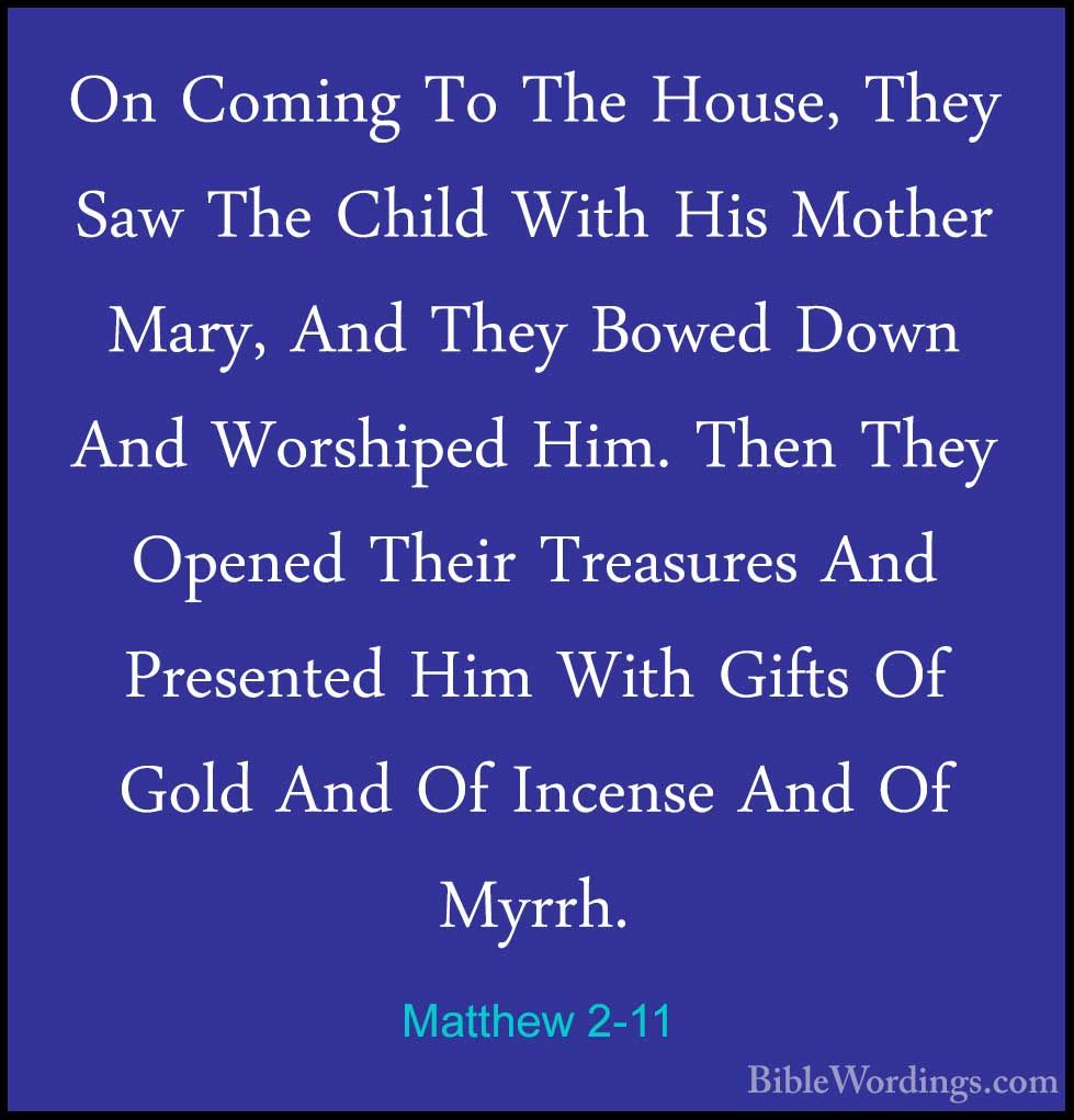 Matthew 2 - Holy Bible English - BibleWordings.com