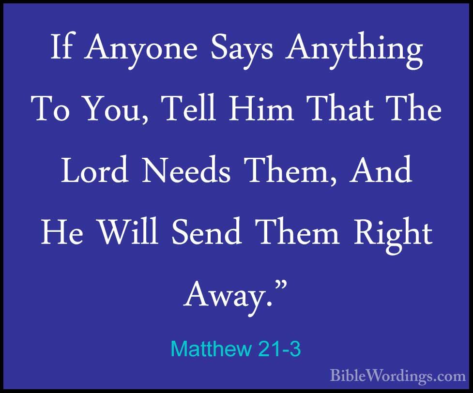 Matthew 21 - Holy Bible English - BibleWordings.com