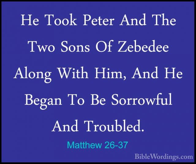 Matthew 26 - Holy Bible English - BibleWordings.com