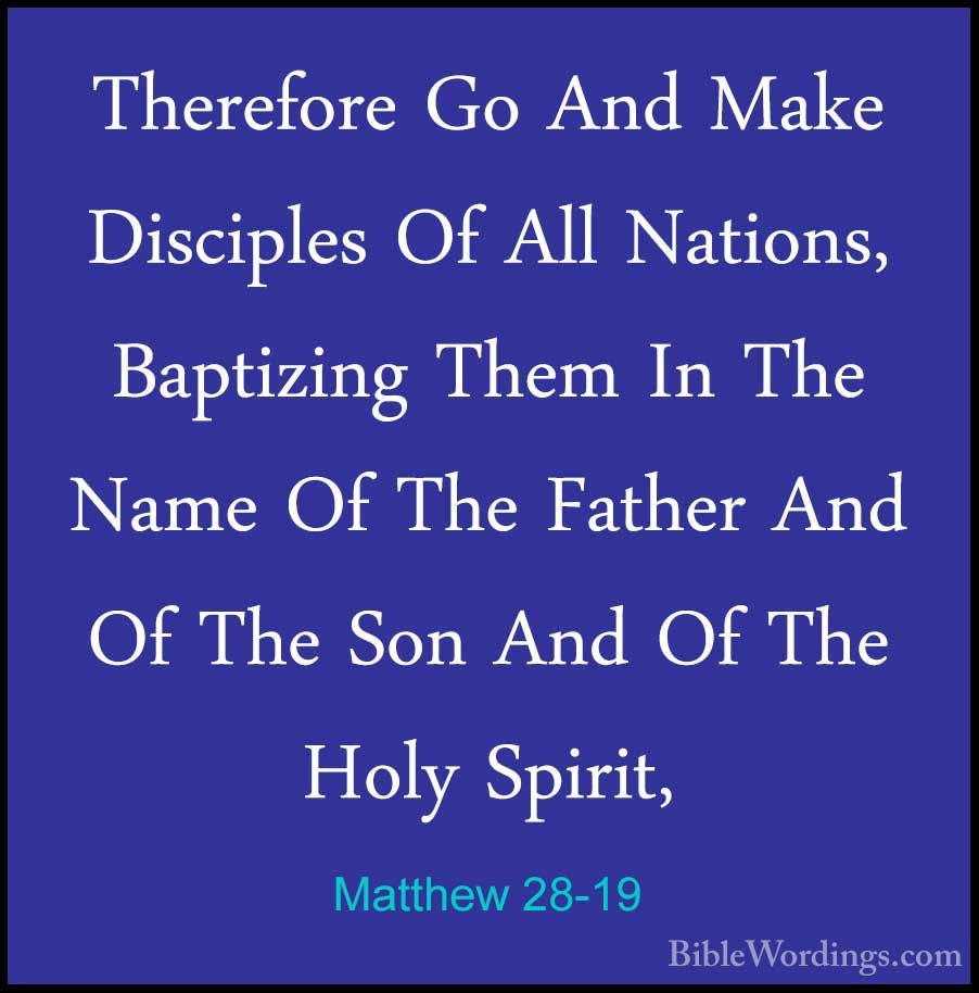 Matthew 28 - Holy Bible English - BibleWordings.com