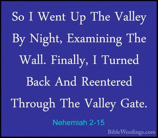 Nehemiah 2 - Holy Bible English - BibleWordings.com