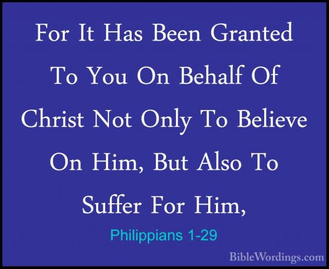 Philippians 1 - Holy Bible English - BibleWordings.com