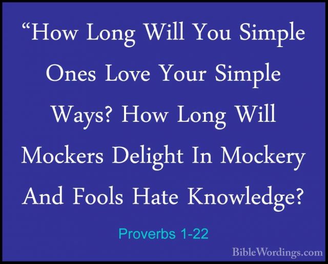 Proverbs 1 - Holy Bible English - BibleWordings.com