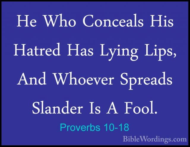 Proverbs 10 - Holy Bible English - BibleWordings.com