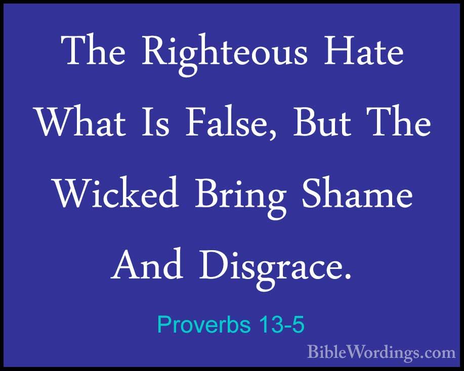 Proverbs 13 - Holy Bible English 
