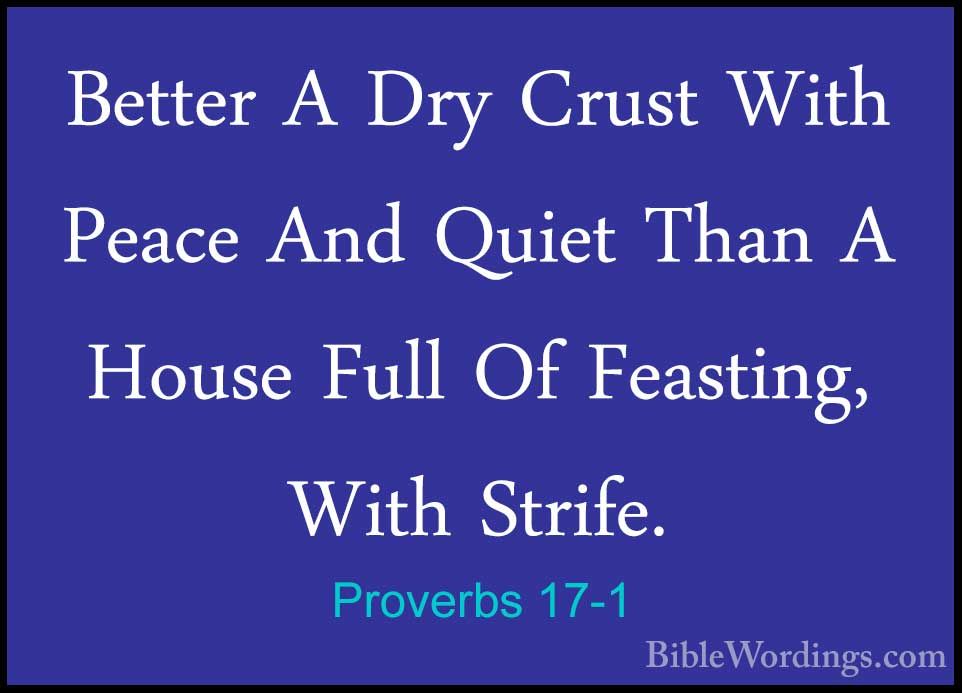 Proverbs 17 Holy Bible English BibleWordings