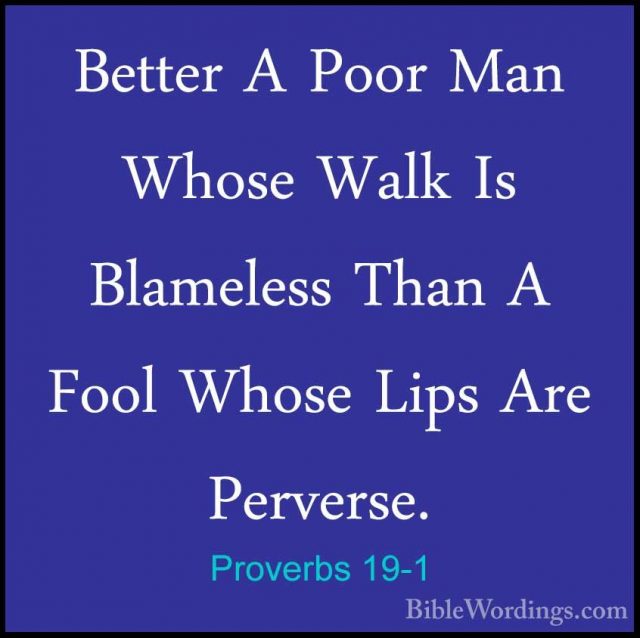 Proverbs 19 - Holy Bible English - Biblewordings.com