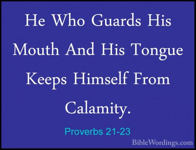 Proverbs 21 - Holy Bible English - BibleWordings.com