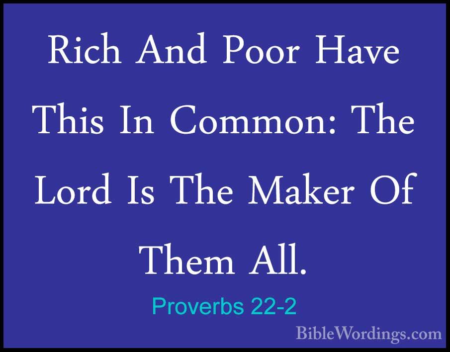 Proverbs 22 - Holy Bible English - BibleWordings.com