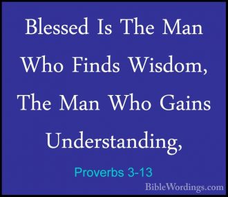 Proverbs 3 - Holy Bible English - BibleWordings.com