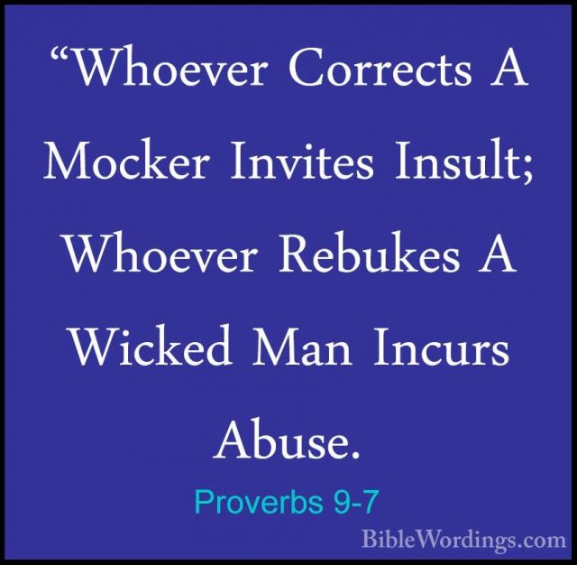 Proverbs 9 - Holy Bible English - BibleWordings.com