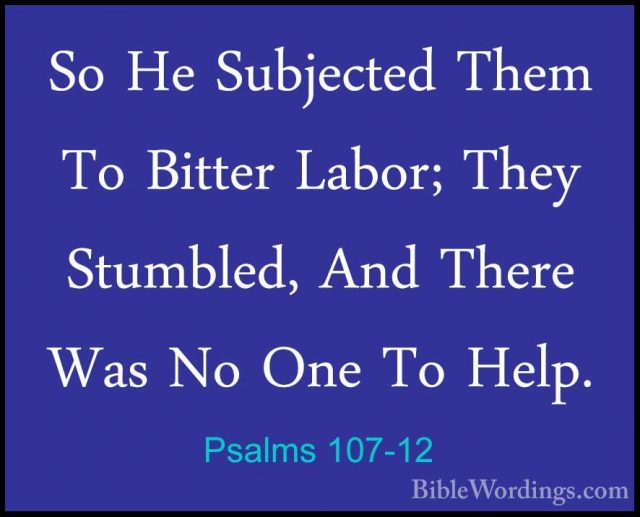 Psalms 107 - Holy Bible English - BibleWordings.com