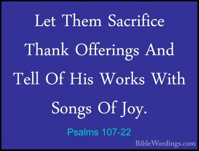 Psalms 107 - Holy Bible English - BibleWordings.com