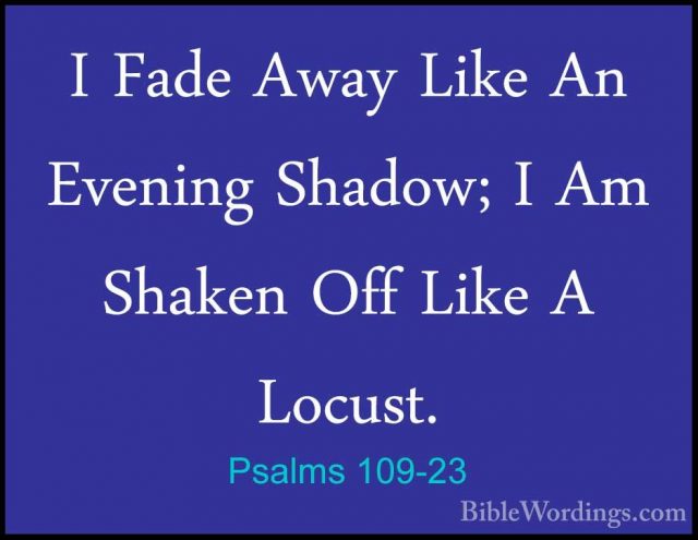 Psalms 109 - Holy Bible English - BibleWordings.com