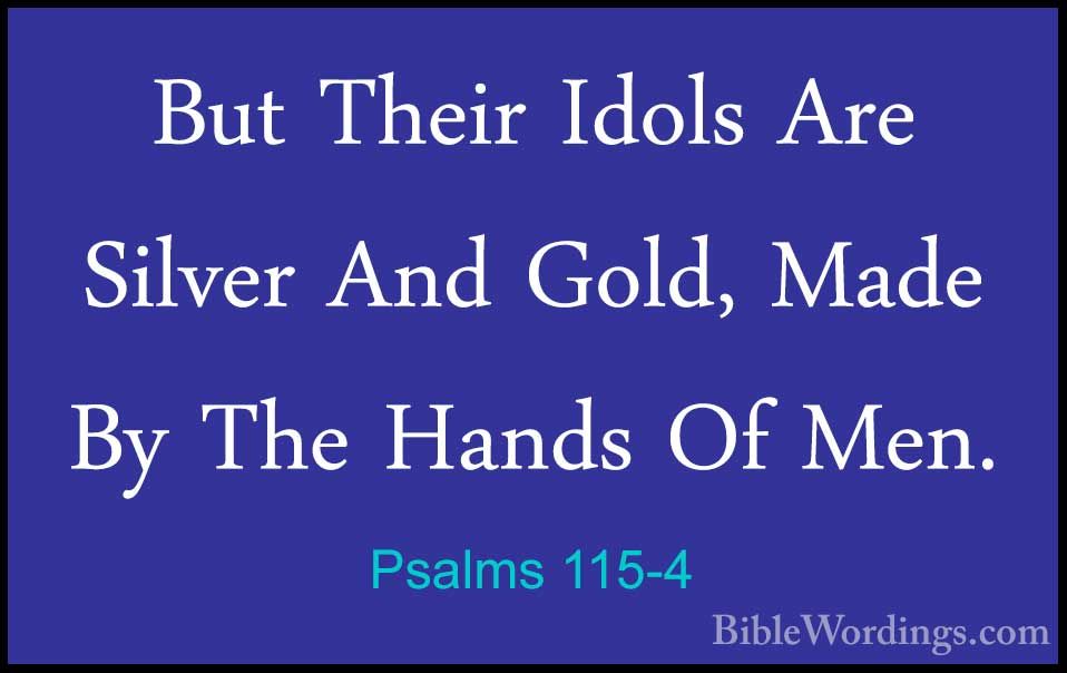 Psalms 115 - Holy Bible English - BibleWordings.com