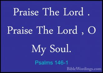 Psalms 146 - Holy Bible English - BibleWordings.com