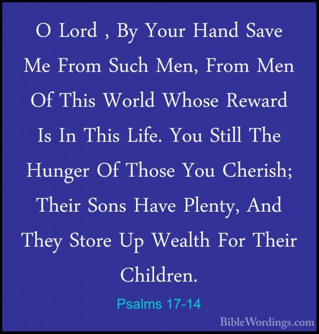 Psalms 17 Holy Bible English
