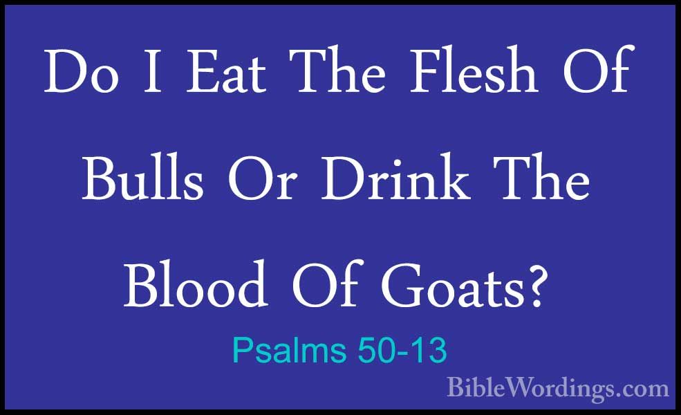 Psalms 50 Holy Bible English Biblewordings Com
