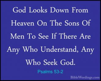 Psalms 53 - Holy Bible English - BibleWordings.com