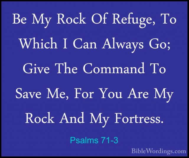 Psalms 71 - Holy Bible English - BibleWordings.com