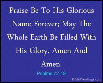 Psalms 72 - Holy Bible English - BibleWordings.com