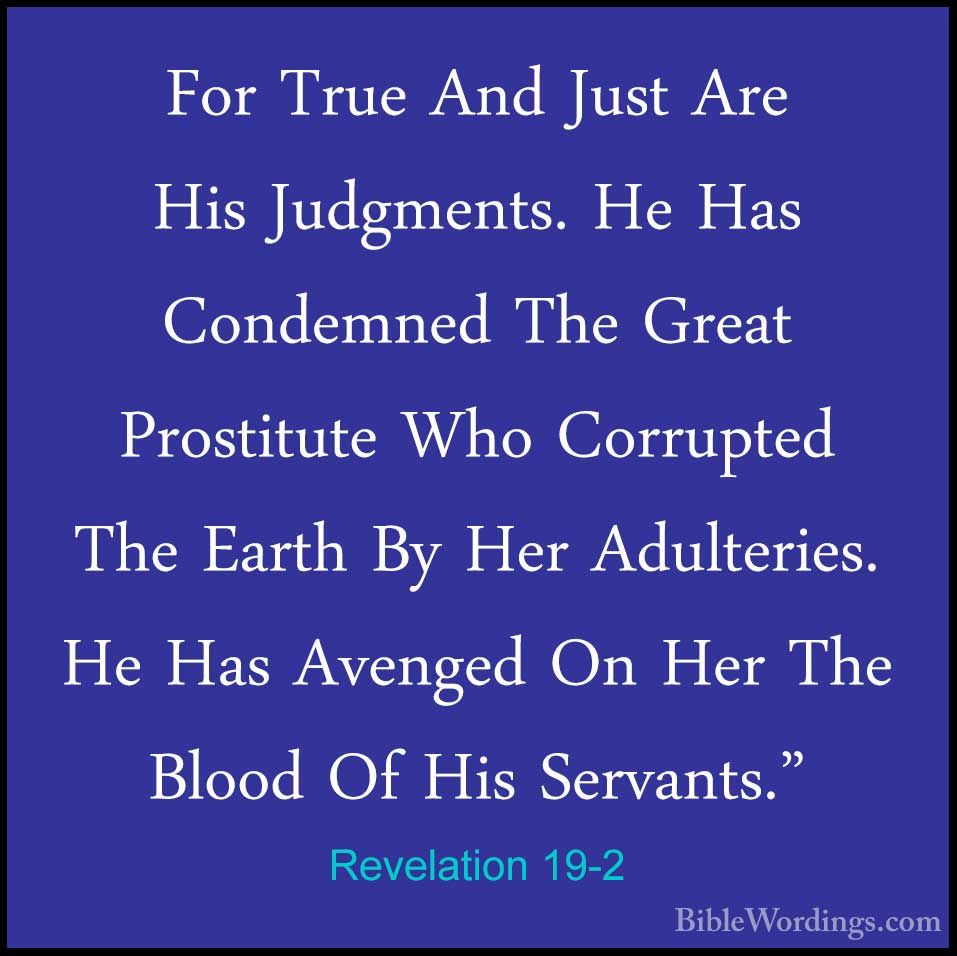 Revelation 19 - Holy Bible English - BibleWordings.com