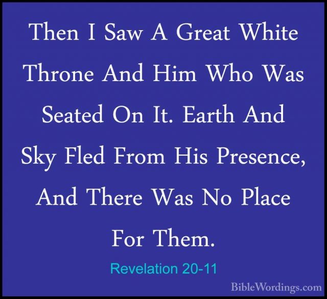 Revelation 20 - Holy Bible English - BibleWordings.com