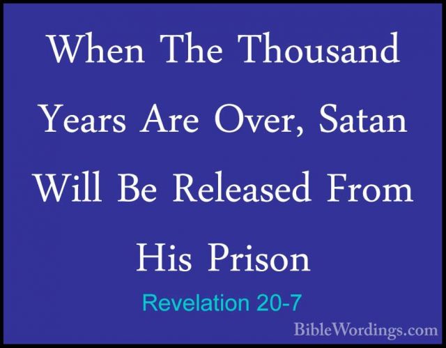 Revelation 20 - Holy Bible English - BibleWordings.com