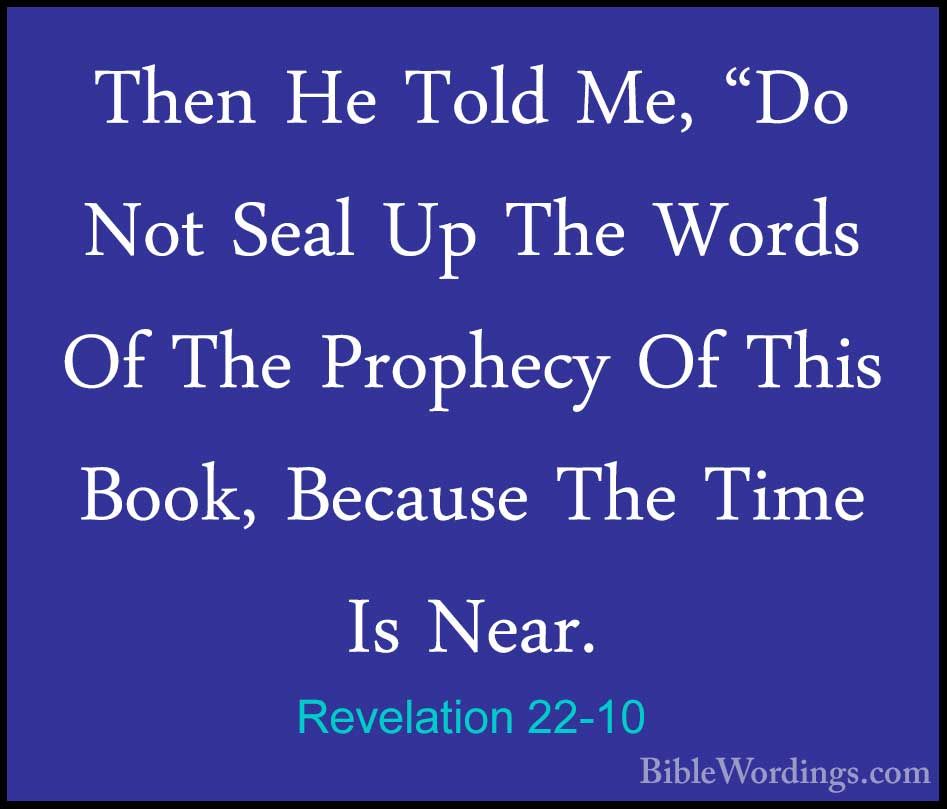 Revelation 22 - Holy Bible English - BibleWordings.com
