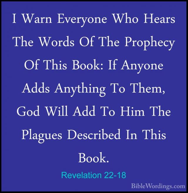 Revelation 22 - Holy Bible English - BibleWordings.com