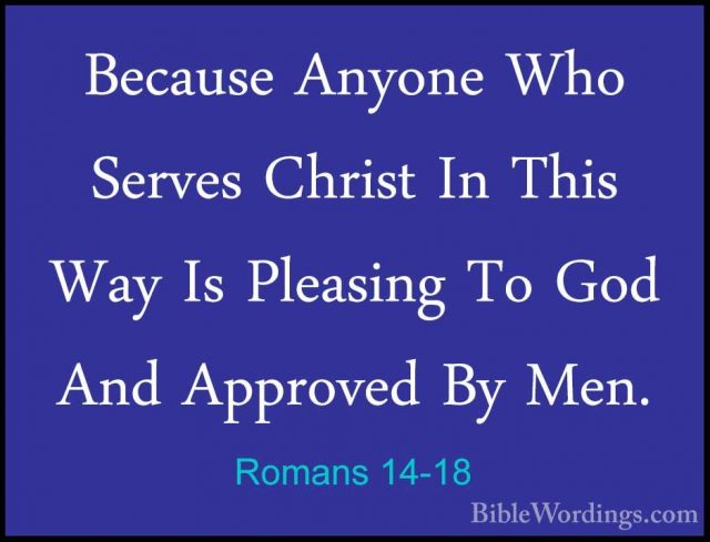 Romans 14 - Holy Bible English - BibleWordings.com