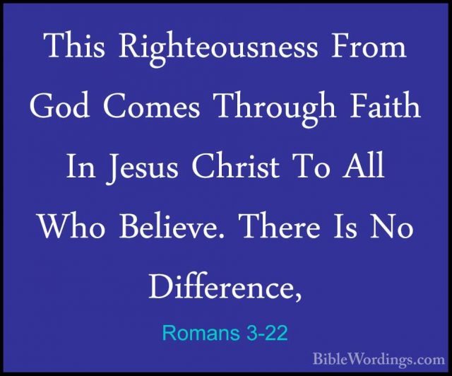 Romans 3 - Holy Bible English - BibleWordings.com