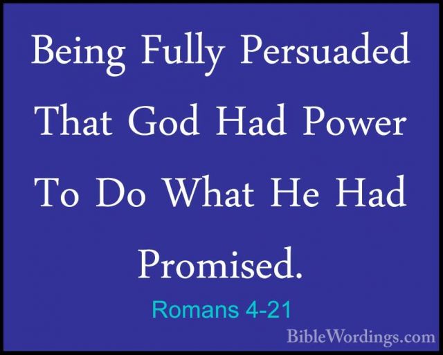 Romans 4 - Holy Bible English - BibleWordings.com